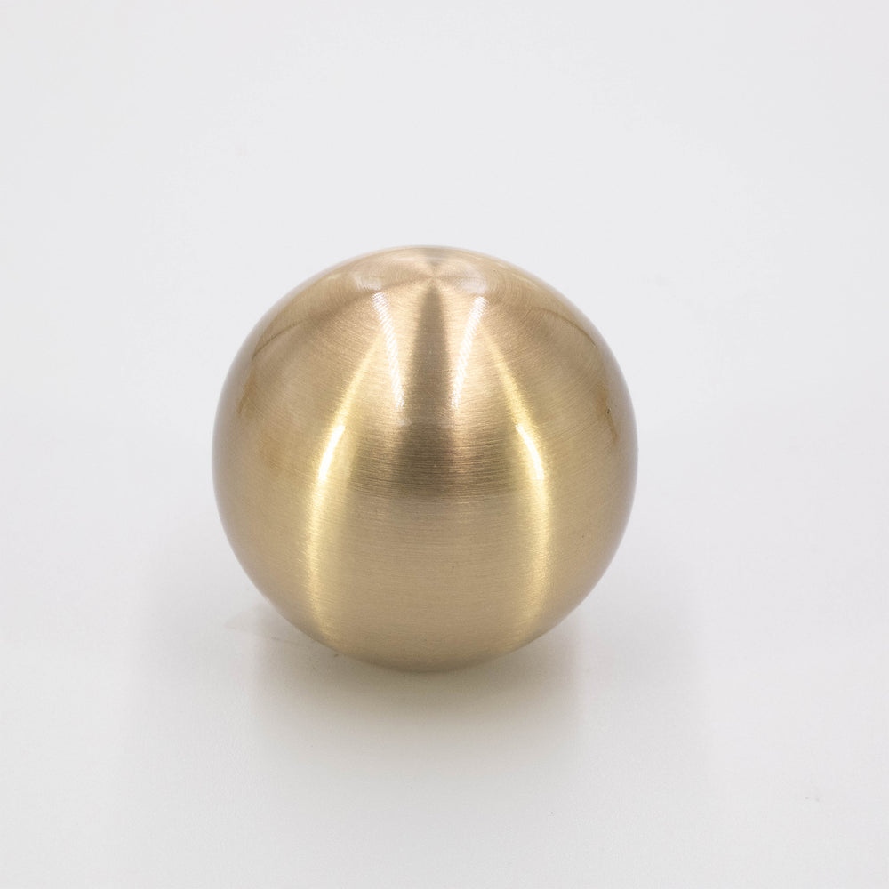 
                  
                    Large Satin Brass Ball Knob
                  
                