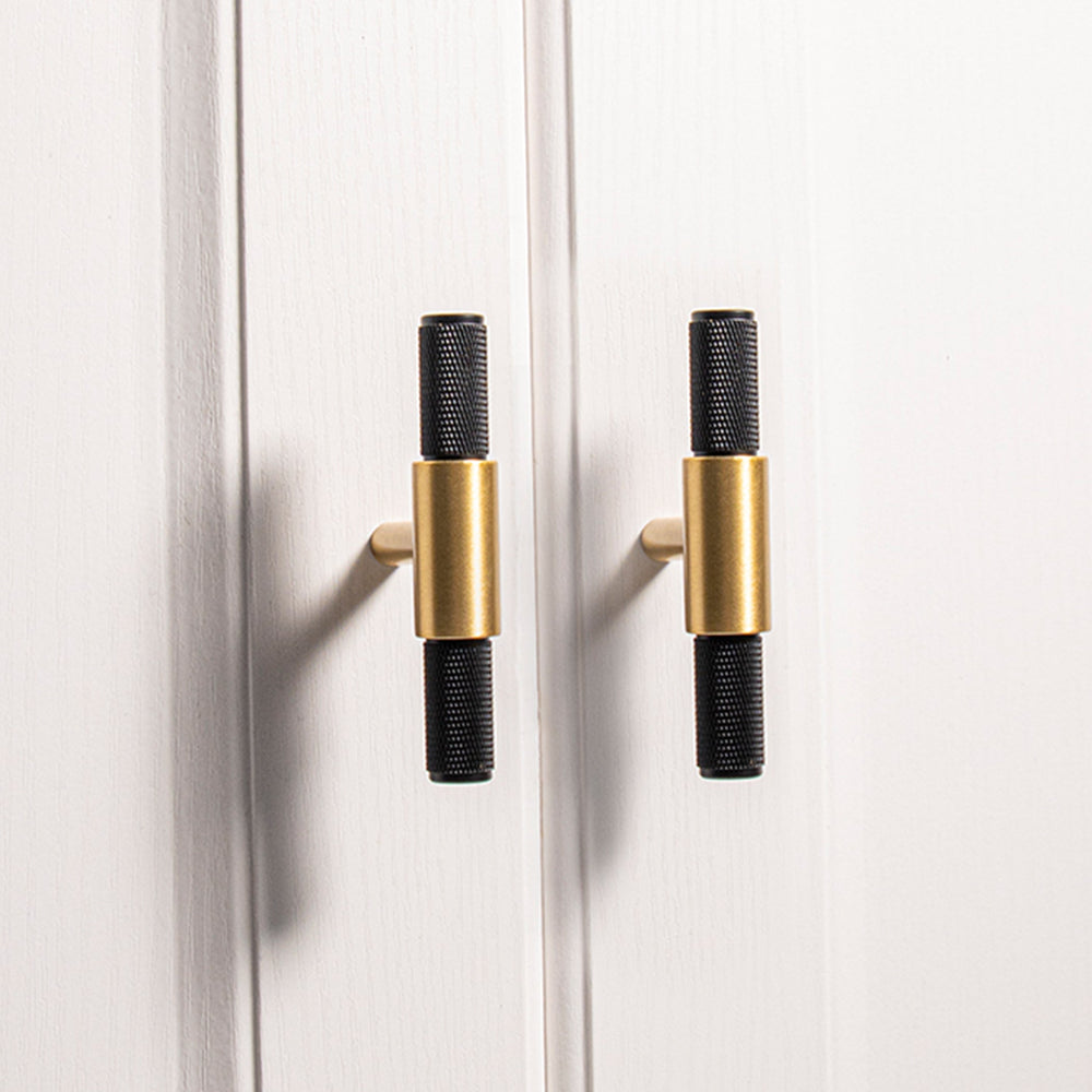 
                  
                    Chrome Brass T-Knob Drawer and Cabinet Handle
                  
                