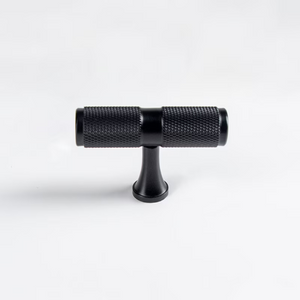 
                  
                    Espen - Black Knurled Cabinet Cylinder - Shaped Knob
                  
                