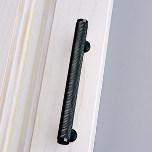 
                  
                    Black Knurled - Brass Pull, Knurled Cabinet Handles, Solid Brass Bar Handles & Pulls, Brass Cabinet Hardware
                  
                