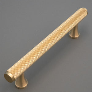 
                  
                    Gold Knurled - Brass Pull, Knurled Cabinet Handles, Solid Brass Bar Handles & Pulls, Brass Cabinet Hardware
                  
                