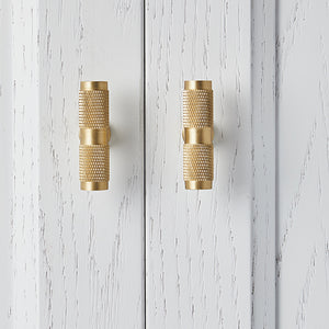 
                  
                    Brass Knurled T-Bars- Brass Knobs and Pulls
                  
                