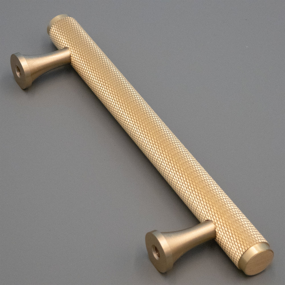 
                  
                    Espen - Gold Knurled Cabinet T-Bar Knob and Drawer Pull
                  
                