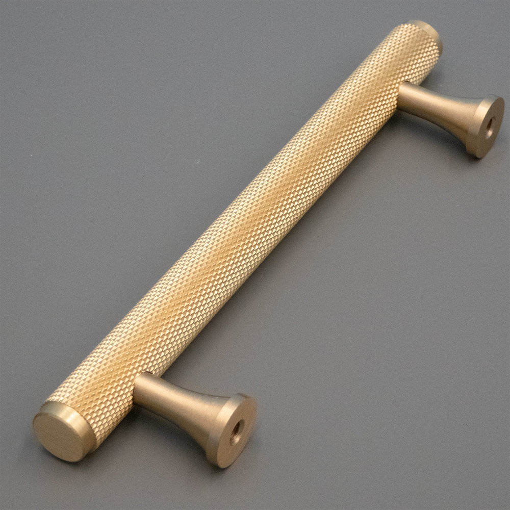 
                  
                    Espen - Gold Knurled Cabinet T-Bar Knob and Drawer Pull
                  
                