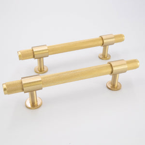 
                  
                    Solid Brass Knurled Drawer Pulls and Knobs T-bars Drawer Handles
                  
                