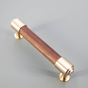 
                  
                    Legno - Walnut Wood and Brass Cabinet and Drawer Pulls
                  
                