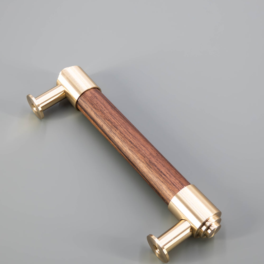 
                  
                    Legno - Walnut Wood and Brass Cabinet and Drawer Pulls
                  
                