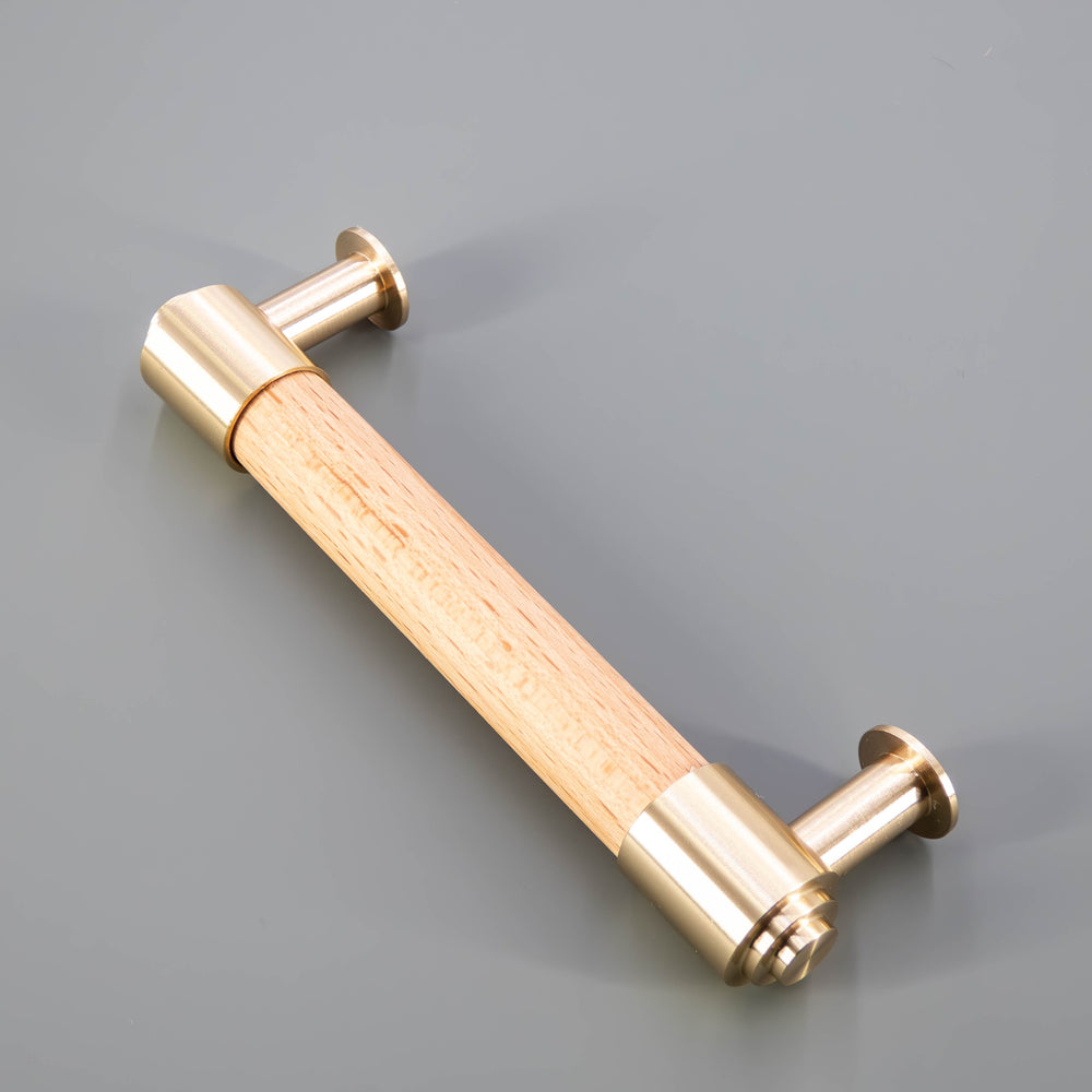 
                  
                    Legno - Beech Wood and Brass Cabinet and Drawer Pulls
                  
                