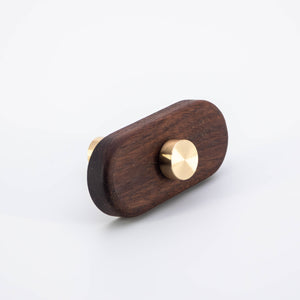 
                  
                    Luke - Walnut Wood and Brass Cabinet Knobs and Drawer Pulls
                  
                