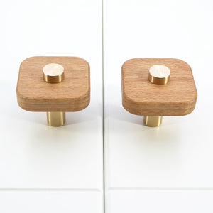 
                  
                    Legno - Beech Wood and Brass Cabinet and Drawer Pulls
                  
                