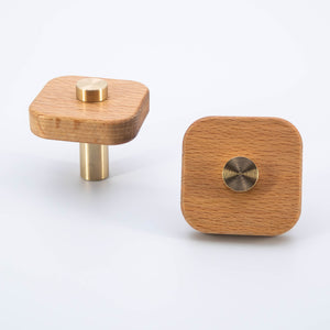 
                  
                    Legno - Beech Wood and Brass Cabinet and Drawer Pulls
                  
                