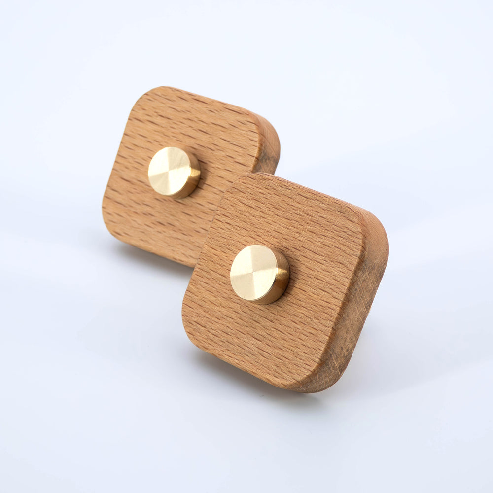 
                  
                    Legno - Beech Wood and Brass Cabinet and Drawer Pulls
                  
                