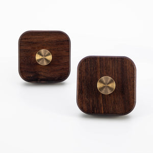 
                  
                    Legno - Walnut Wood and Brass Cabinet and Drawer Pulls
                  
                