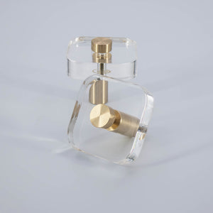 Akryl - Clear Acrylic and Brass Cabinet and Drawer Pulls Simply Effortless Akryl - Clear Acrylic and Brass Cabinet and Drawer Pulls Simply Effortless