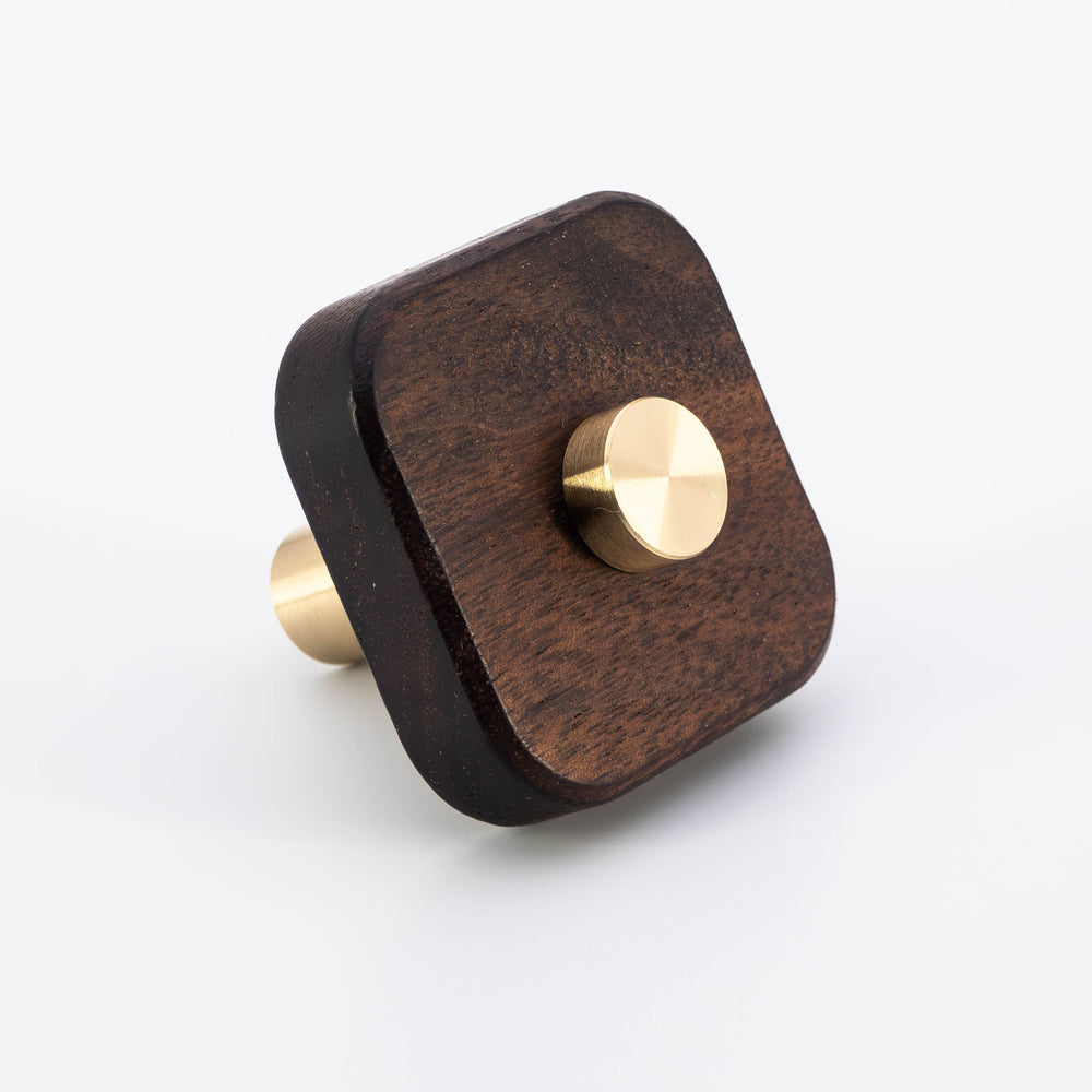 
                  
                    Legno - Walnut Wood and Brass Cabinet and Drawer Pulls
                  
                