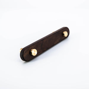 
                  
                    Luke - Walnut Wood and Brass Cabinet Knobs and Drawer Pulls
                  
                