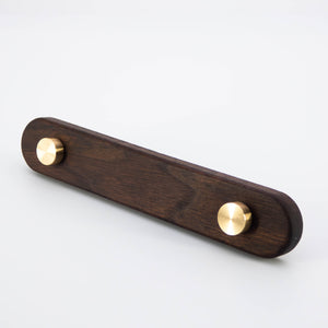 
                  
                    Luke - Walnut Wood and Brass Cabinet Knobs and Drawer Pulls
                  
                