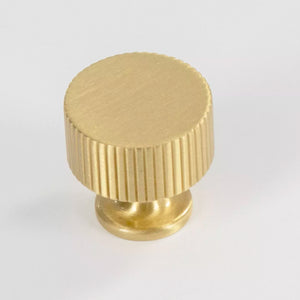 
                  
                    Brando - Modern Solid Brass Cabinet Knob and Pull with Linear Accent
                  
                