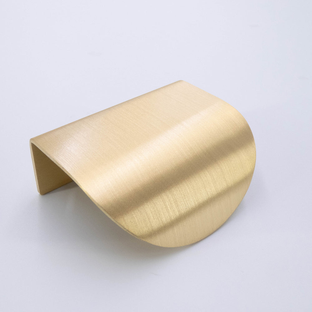 
                  
                    Sofia - Brushed Brass Invisible Curved Modern Cabinet Pull
                  
                