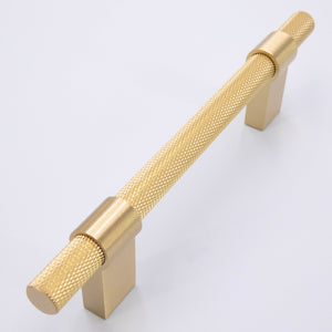 
                  
                    Solid Brass Knurled Cabinet Pulls Kitchen Pulls and Handles, Kitchen Cabinet Hardware
                  
                