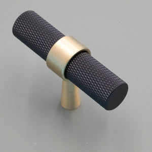 
                  
                    Black and Gold Knurled - Brass Pulls
                  
                