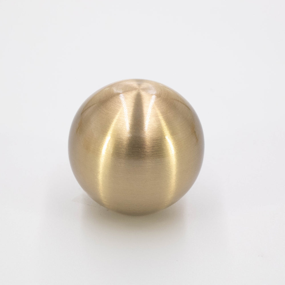 
                  
                    Large Satin Brass Ball Knob
                  
                