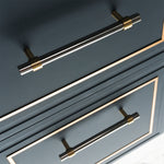 Long Modern Brass Pull, Cabinet Handles, Solid Brass Bar Handles & Pulls