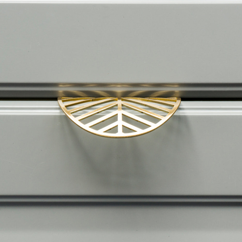 
                  
                    Invisible Satin Brass Cabinet Pulls - Drawer Pulls
                  
                